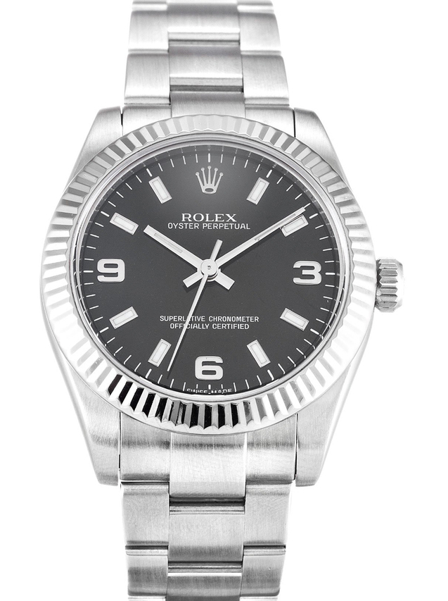 Rolex Oyster Perpetual Lady 31mm Black Dial 177234 $399.00