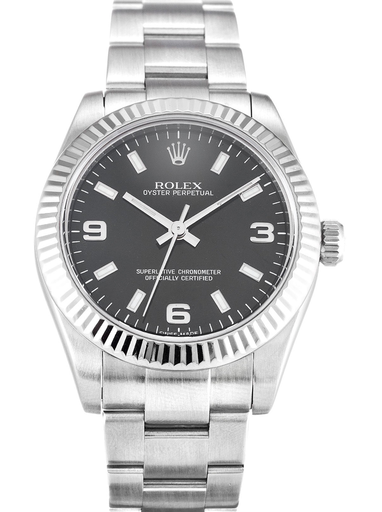 Rolex Oyster Perpetual Lady 31mm Black Dial 177234 $399.00