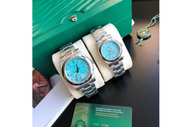 Rolex Oyster Perpetual 31/41mm SS/SS Tiffany Blue/Stk $599.00