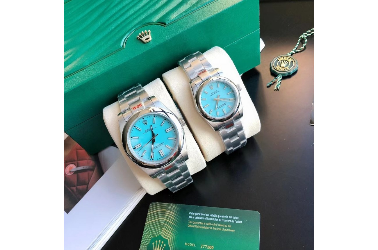 Rolex Oyster Perpetual 31/41mm SS/SS Tiffany Blue/Stk $599.00