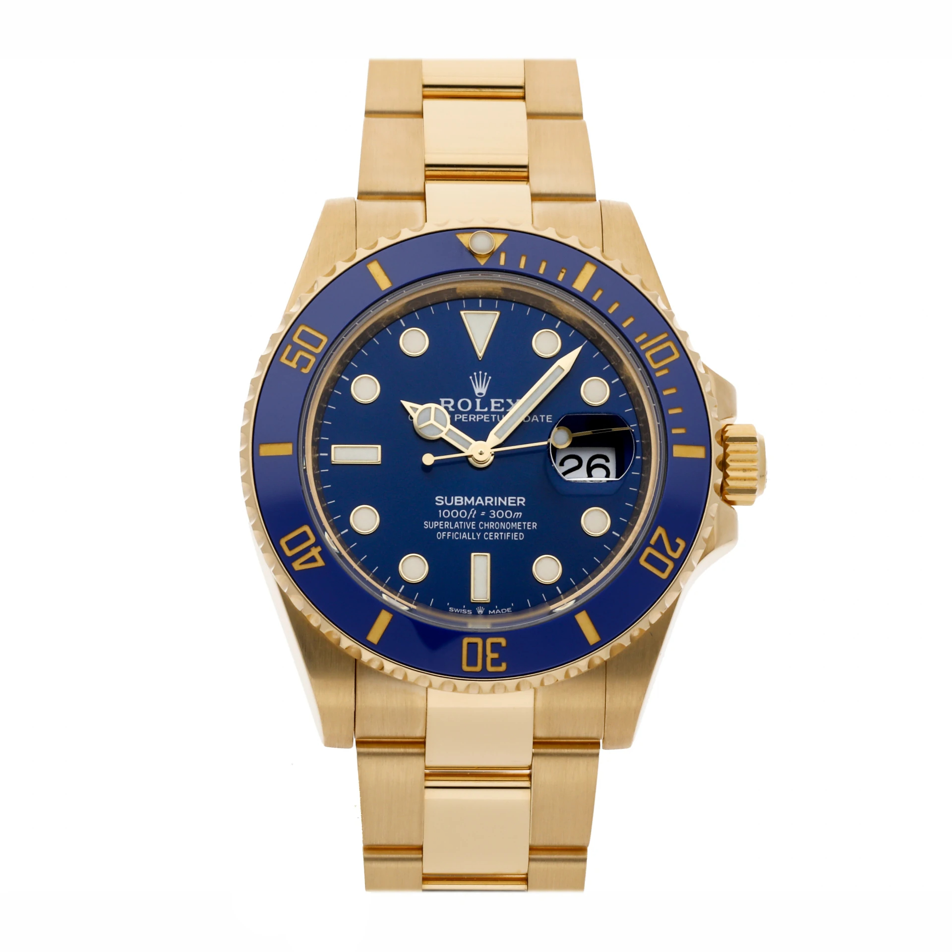 Superclone Rolex Submariner 41mm Blue Dial 126618LB $999.00