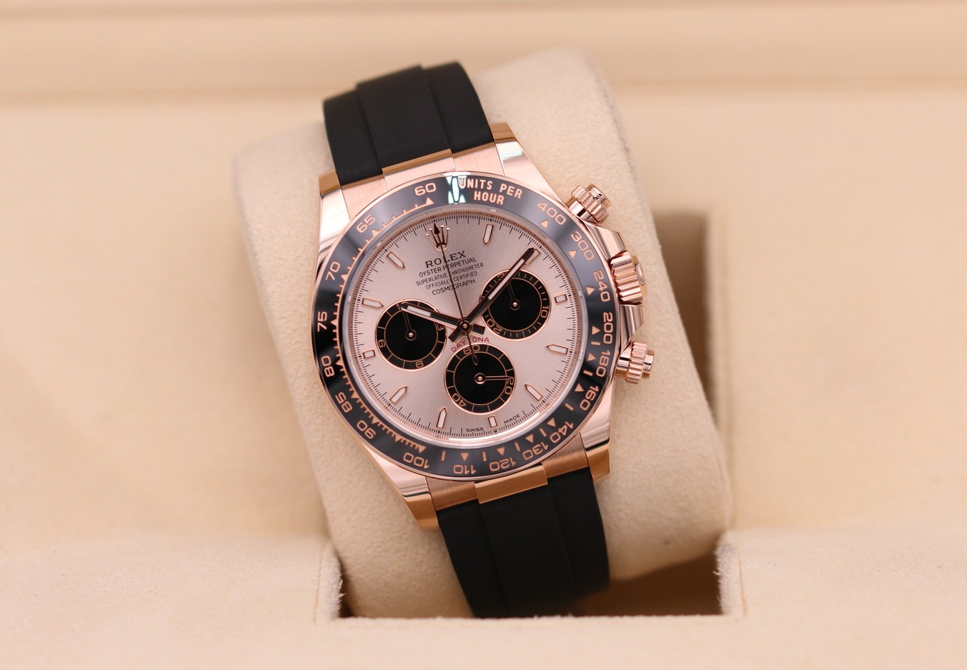 Superclone Rolex Daytona 40 mm Sundust Dial in Everose Gold 126515LN $599.00 – $1,329.00