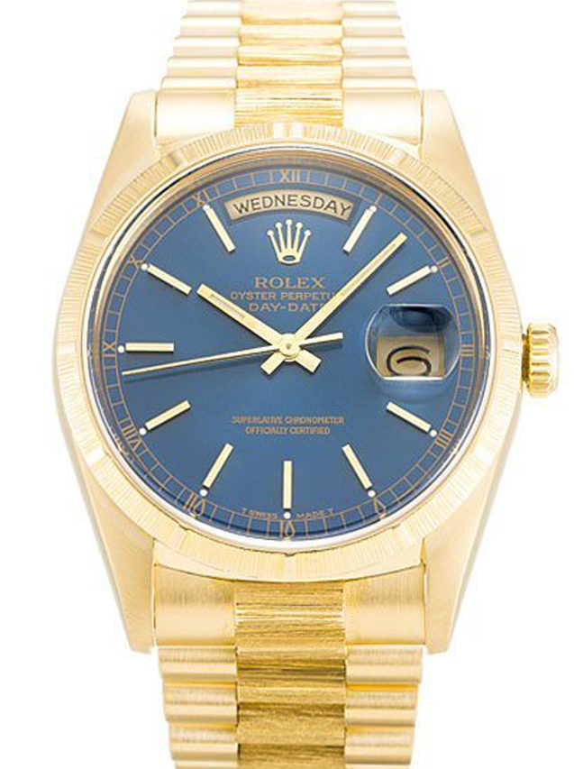 Rolex Day-Date 36mm Blue Dial 18248 $399.00