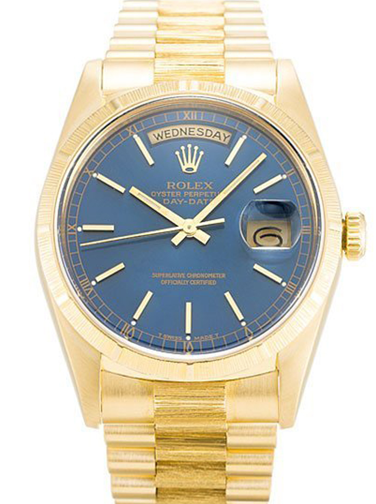 Rolex Day-Date 36mm Blue Dial 18248 $399.00