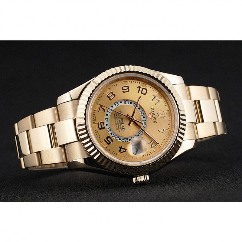 Rolex Sky-Dweller 41mm Gold Dial 80243 $399.00
