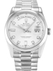 Rolex Day-Date II 41mm Silver Dial 218239 $399.00