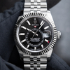 Superclone Rolex Sky-Dweller 42 mm Bright black Dial 336934 Jubilee $929.00