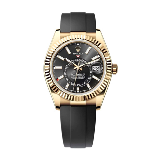 Superclone Rolex Sky-Dweller 42 mm Bright black Dial 336238 $899.00