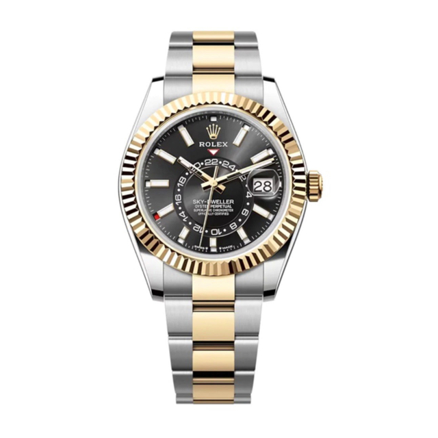Superclone Rolex Sky-Dweller 42 mm Bright black Dial 336933 $899.00