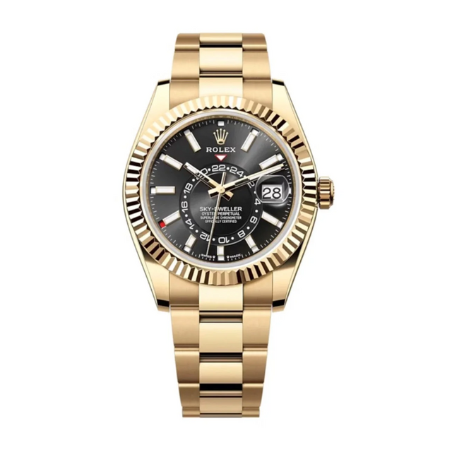 Superclone Rolex Sky-Dweller 42 mm Bright black Dial 336938 $1,099.00