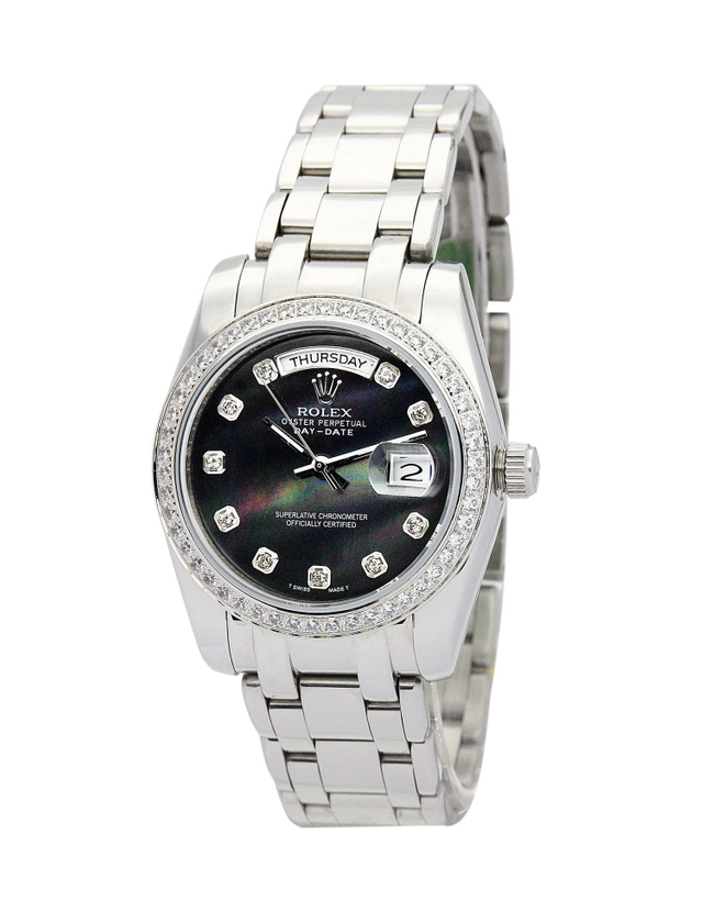 Rolex Day-Date 36mm Black Dial 118346 $399.00