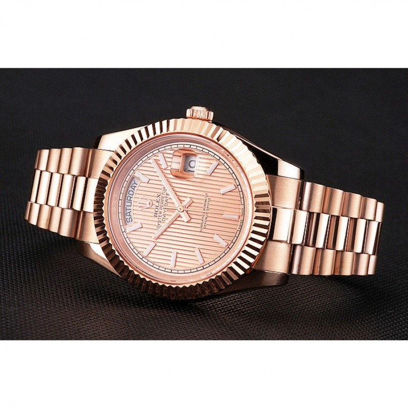 Superclone Rolex Day-Date 41mm Rose-Gold Dial REP016823 $999.00