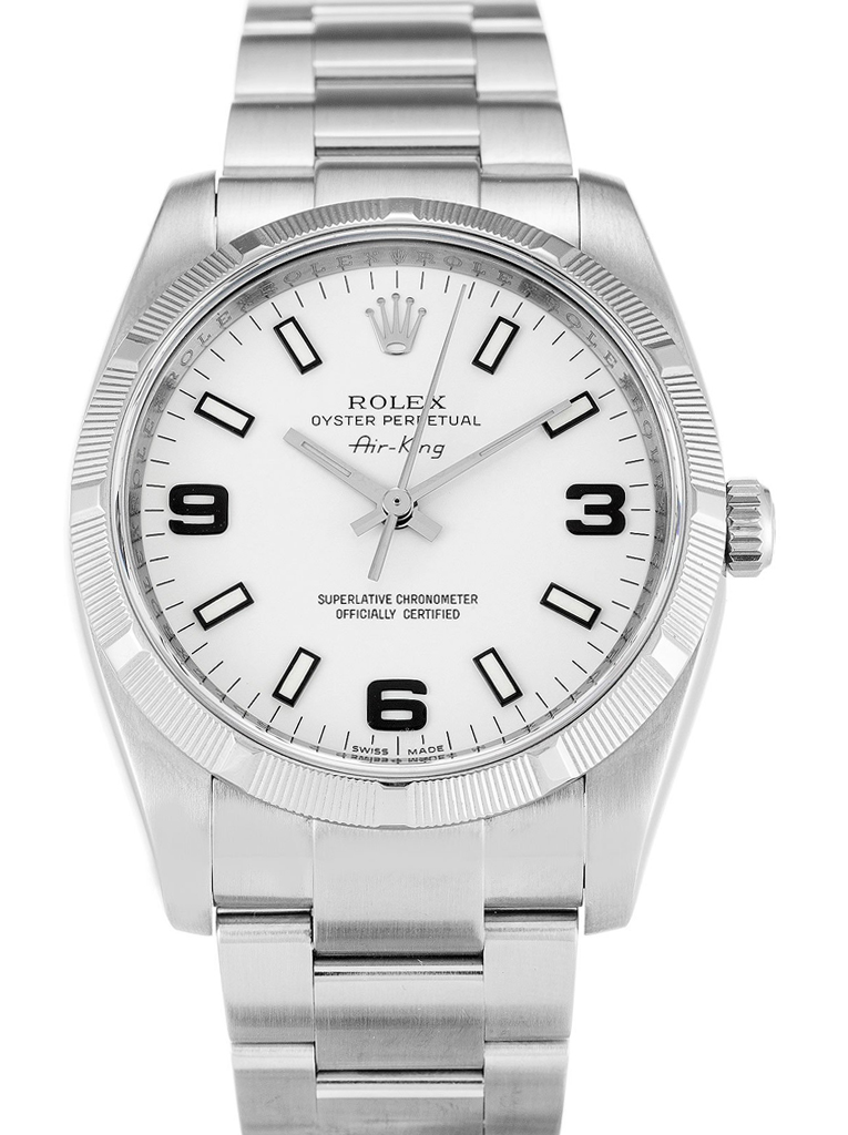 Rolex Air-King 34mm White Dial 114210 $399.00