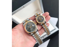 Rolex Datejust 36/28mm RG/SS Jub Grey/Rmn $599.00