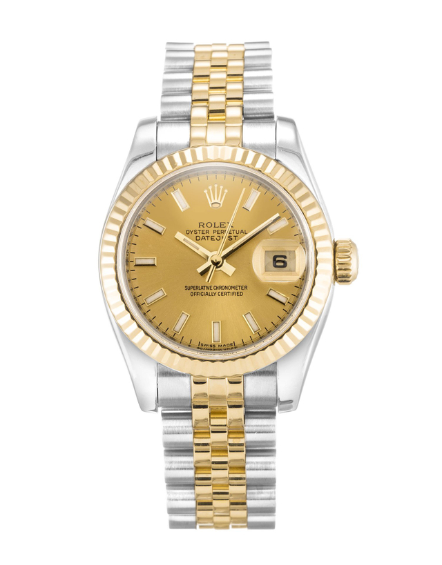 Rolex Lady-Datejust 26mm Champagne Dial 179173-3 $399.00
