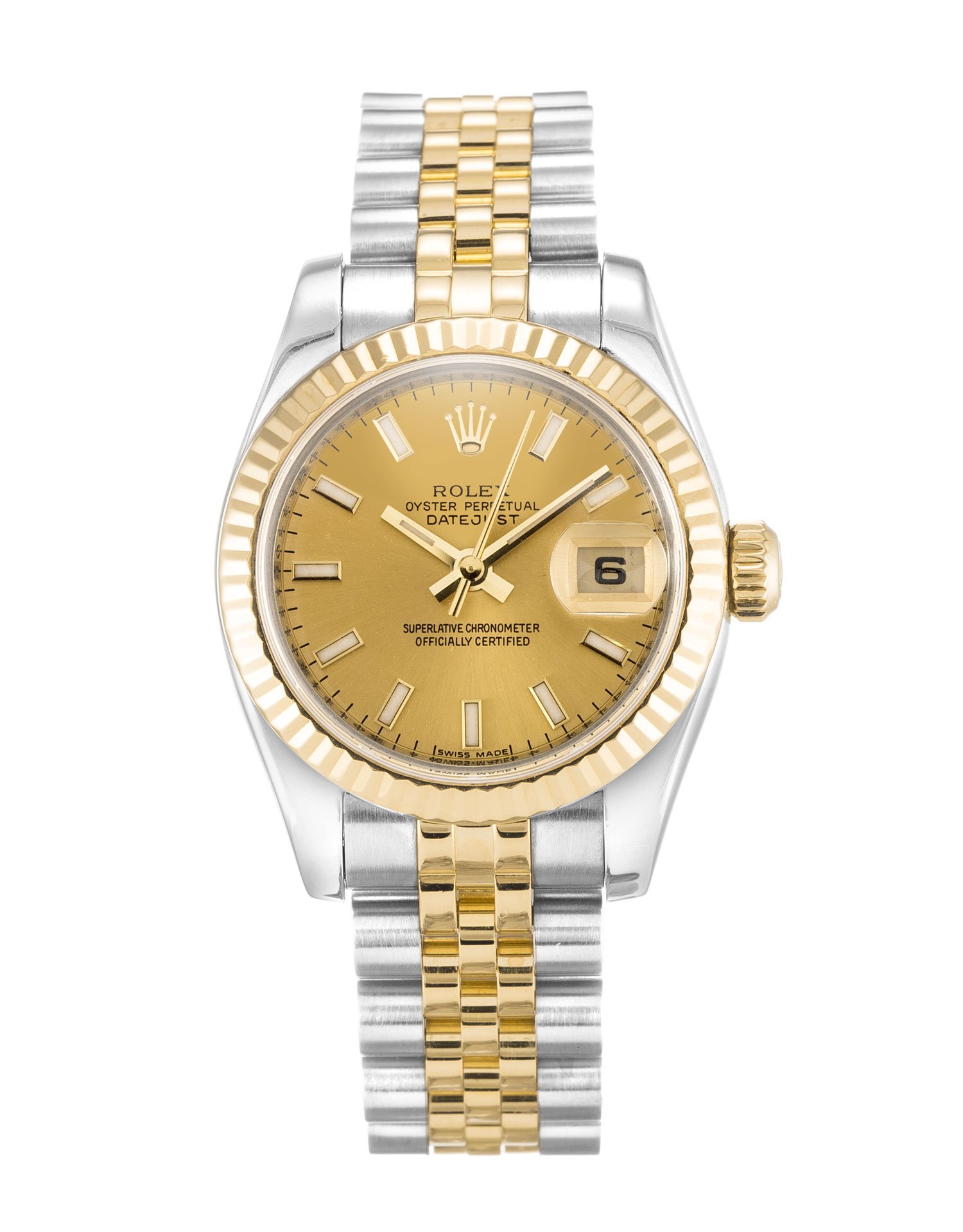 Rolex Lady-Datejust 26mm Champagne Dial 179173-3 $399.00