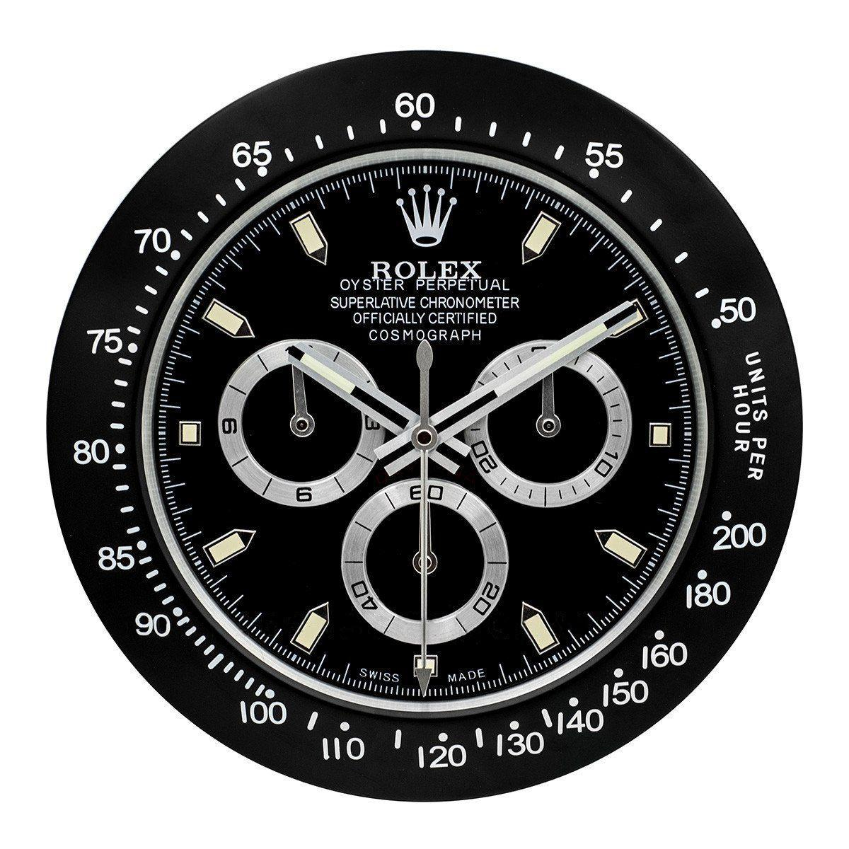 ROLEX WALL CLOCK – DAYTONA Reverse Panda $269.00