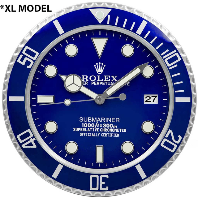 ROLEX WALL CLOCK – “XL” SUBMARINER $299.00 – $328.00