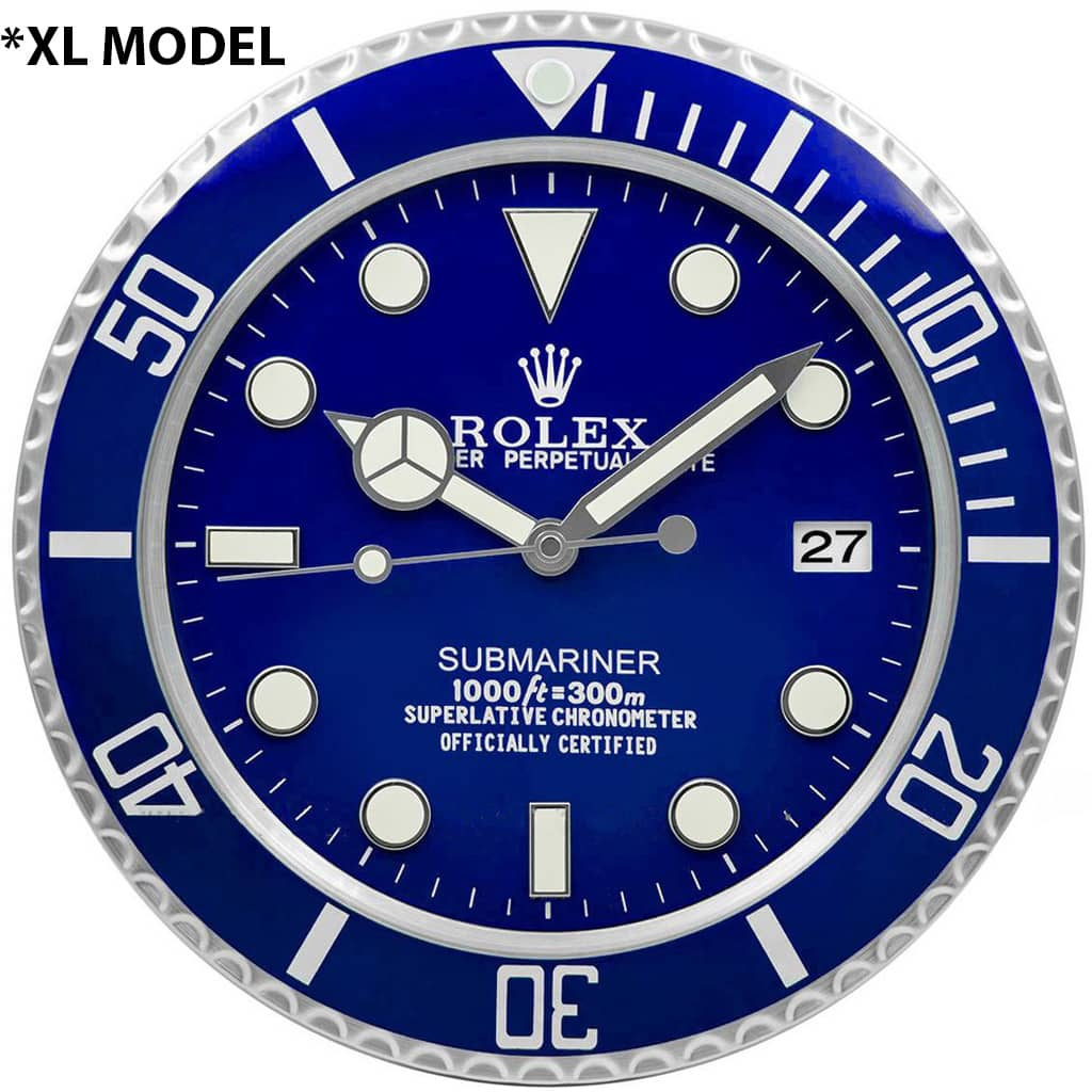 ROLEX WALL CLOCK – “XL” SUBMARINER $299.00 – $328.00