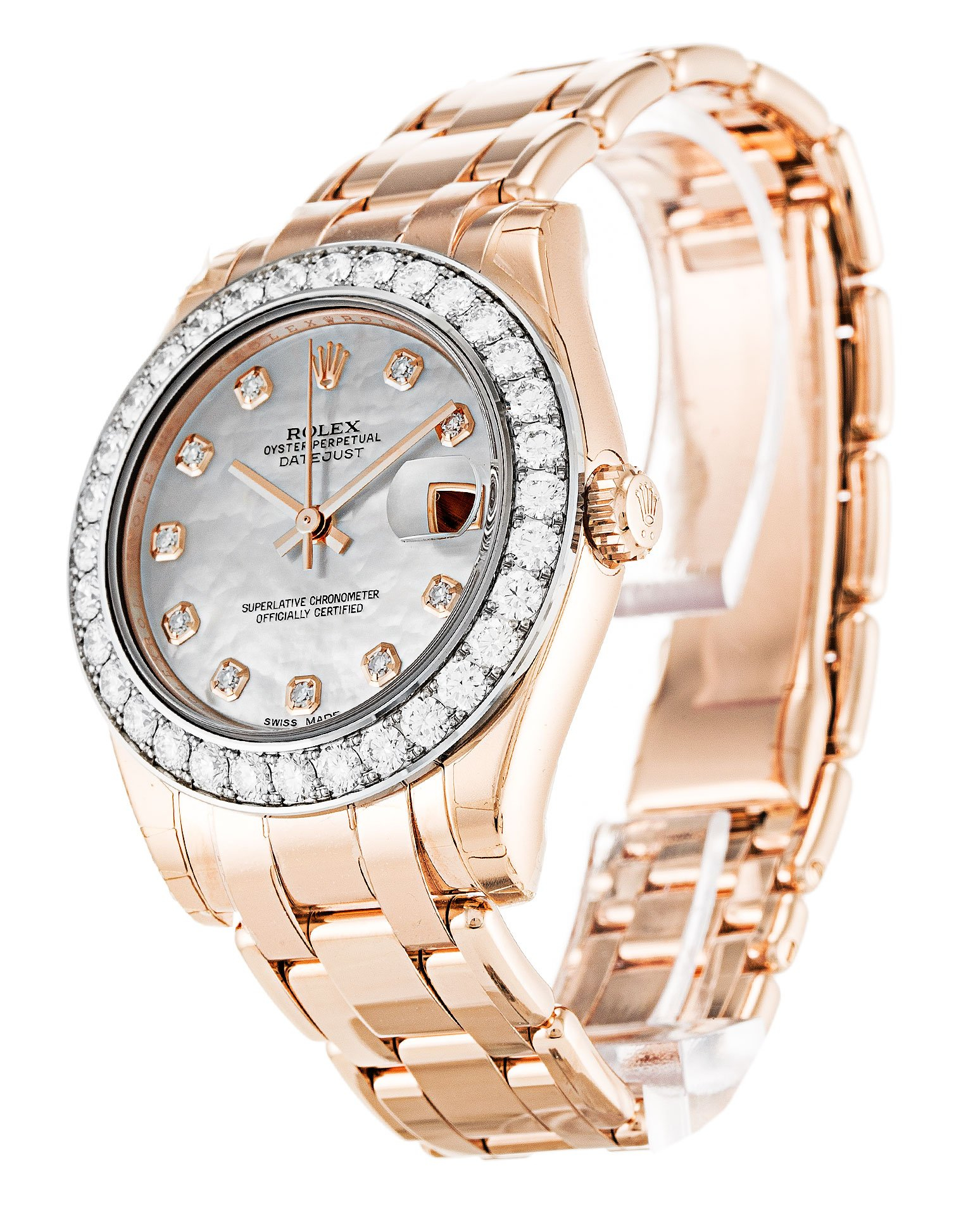Rolex Pearlmaster 34mm Mother of Pearl Dial 81285 $361.00