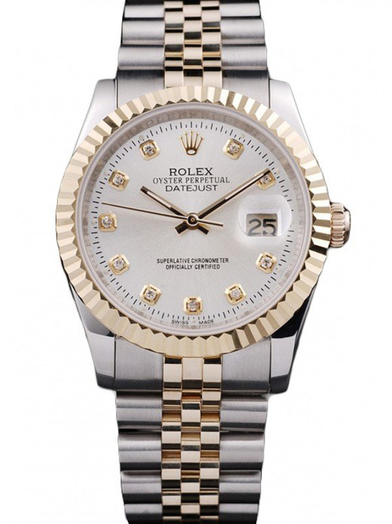 Superclone Rolex Datejust 36mm White Dial SRL10 $999.00