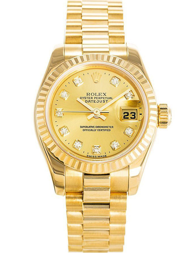 Rolex Datejust 26mm Gold Dial 179178 $399.00