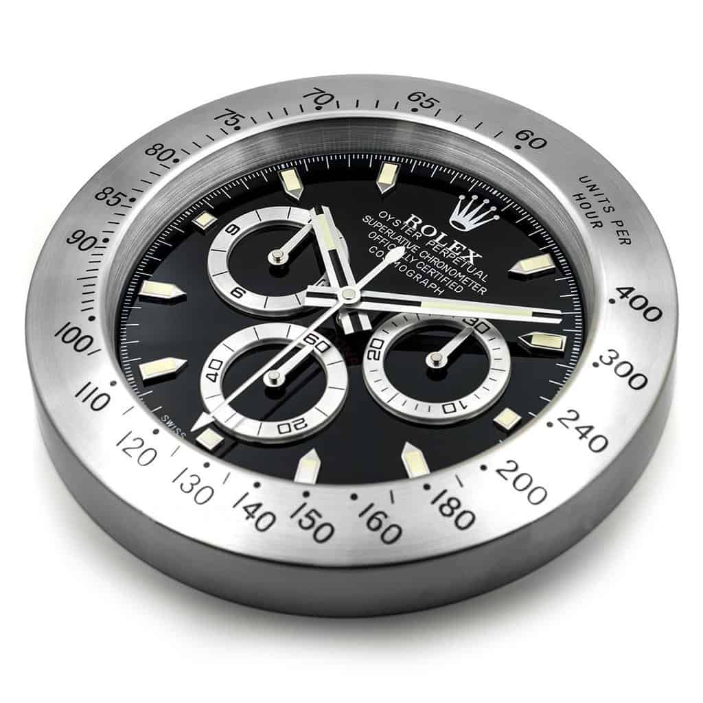 ROLEX WALL CLOCK – DAYTONA CHRONOGRAPH BLACK $269.00