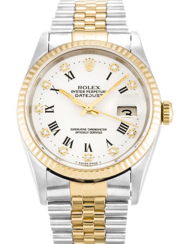 Rolex Datejust 36mm White Dial 16233 $399.00