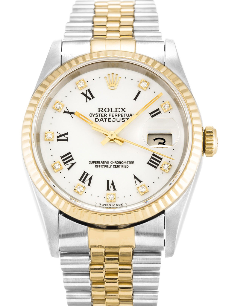 Rolex Datejust 36mm White Dial 16233 $399.00