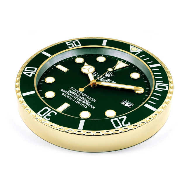 ROLEX WALL CLOCK – SUBMARINER GREEN GOLD $269.00 – $298.00