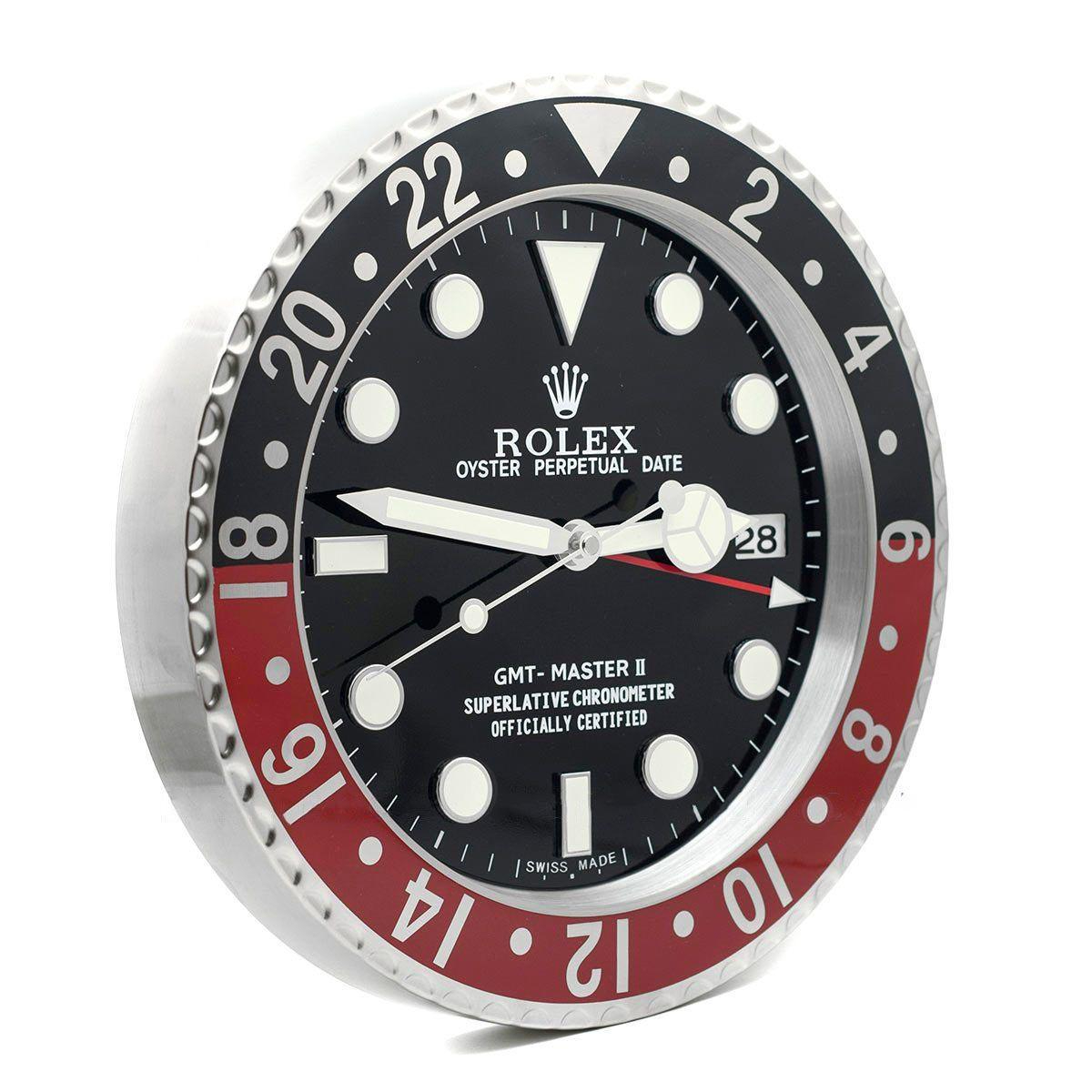 ROLEX WALL CLOCK – GMT MASTER II ‘COKE’ $269.00 – $298.00