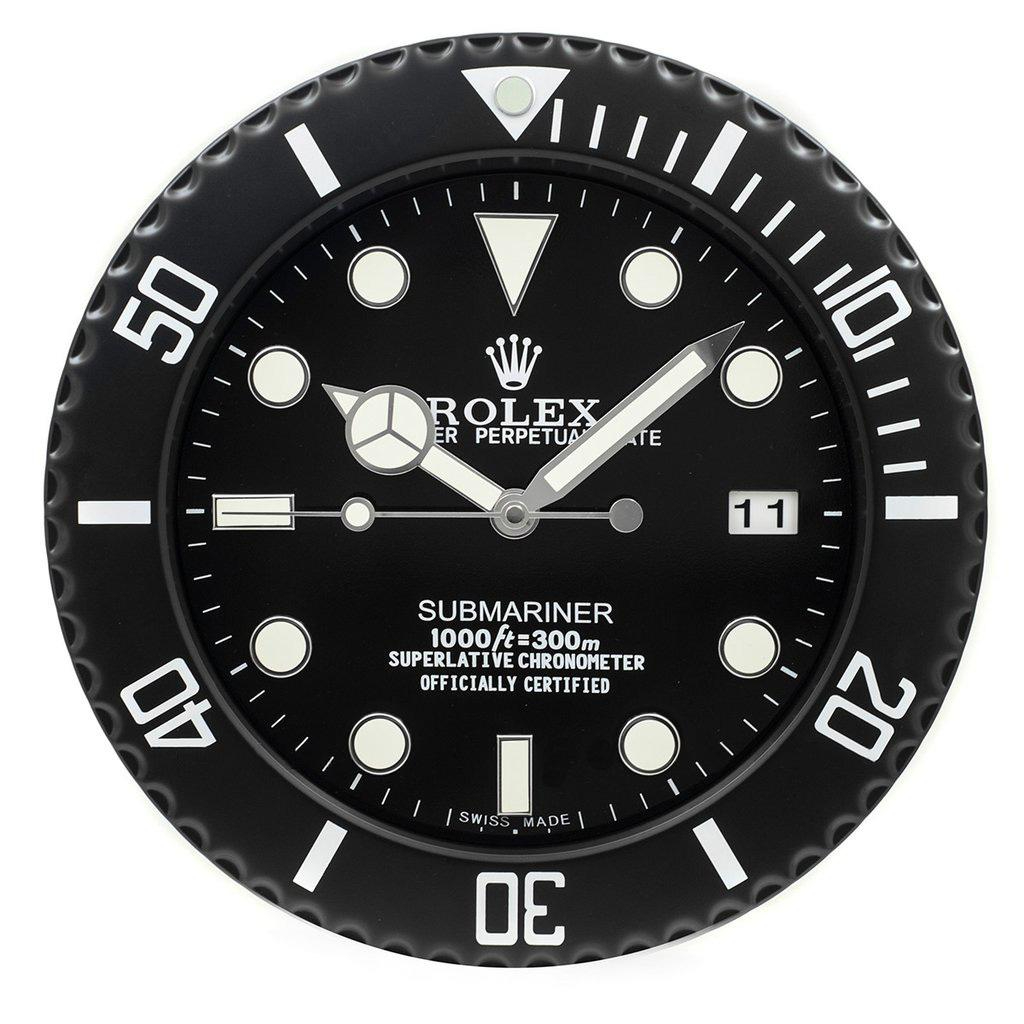ROLEX WALL CLOCK – SUBMARINER BLACK $269.00 – $298.00
