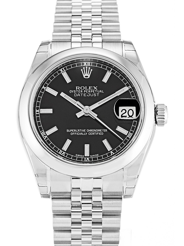 Rolex Lady-Datejust 31mm Black Dial 178240-3 $399.00