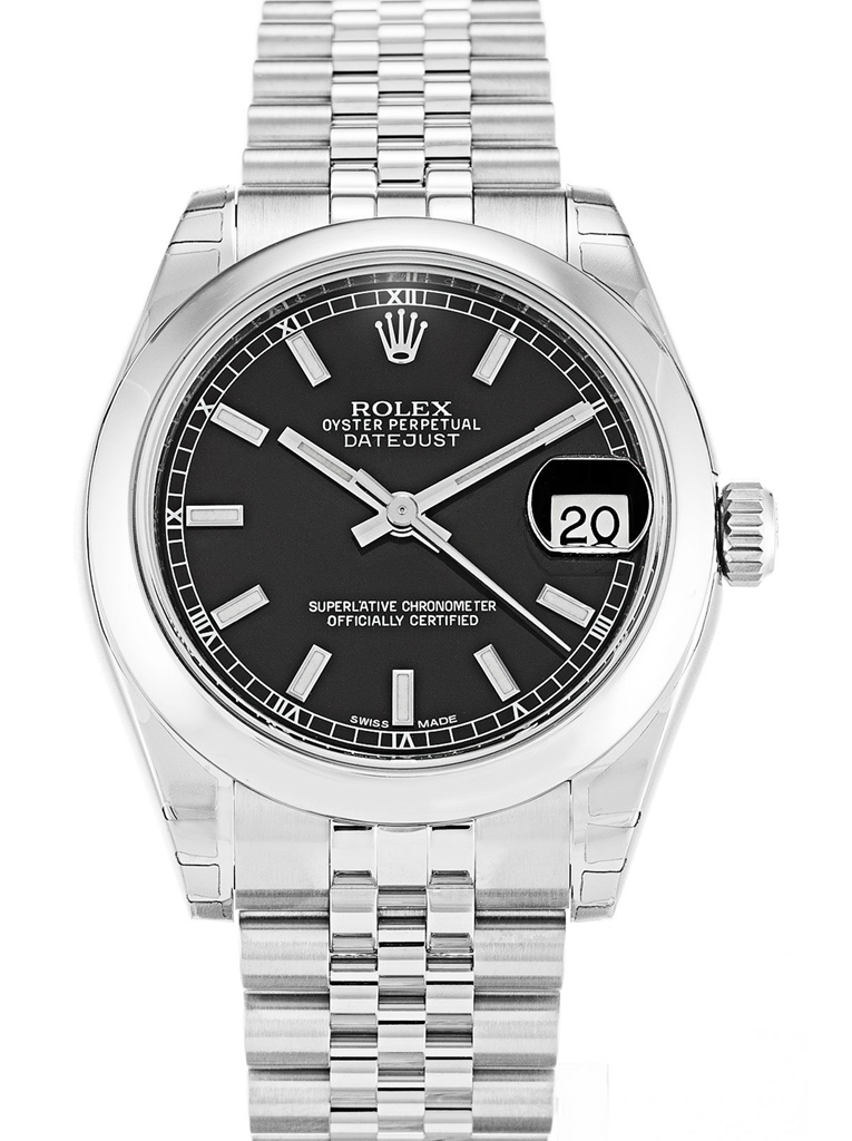 Rolex Lady-Datejust 31mm Black Dial 178240-3 $399.00