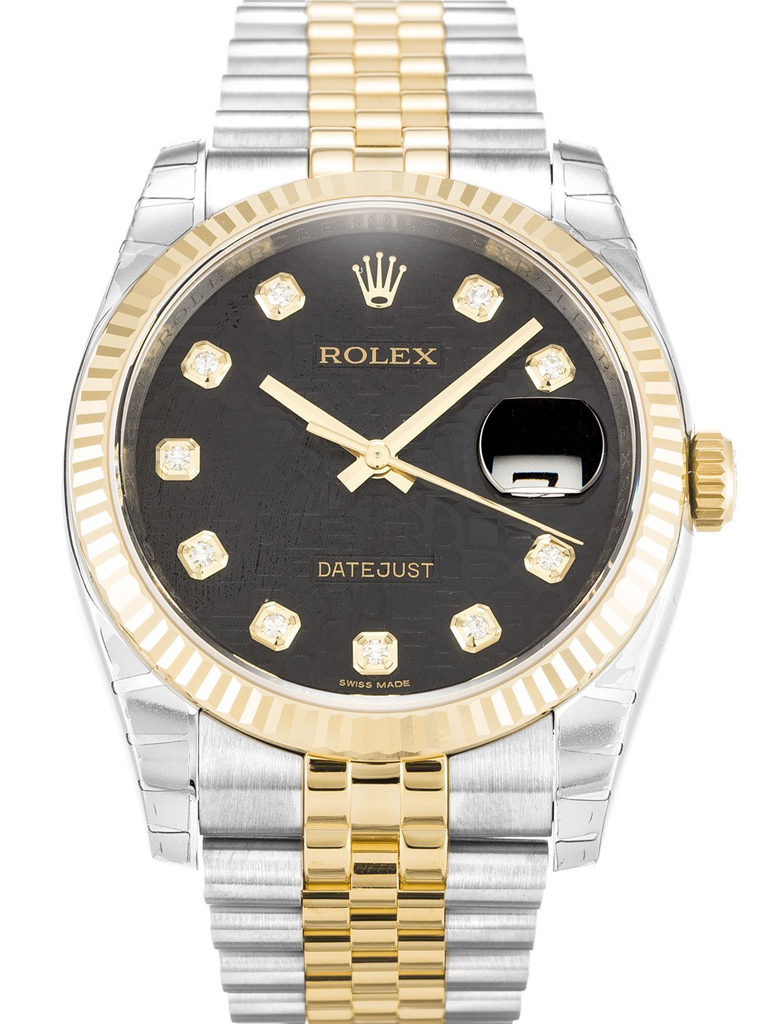 Rolex Datejust 36mm Black Jubilee Dial 116233 $399.00