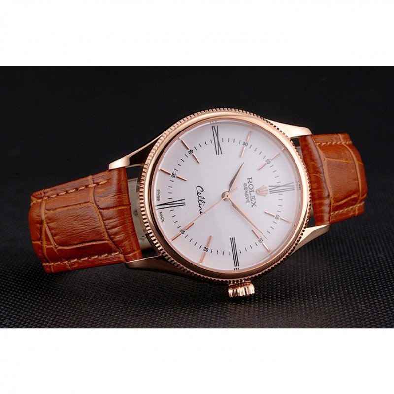 Superclone Rolex Cellini 38mm White Dial REP016795 $999.00