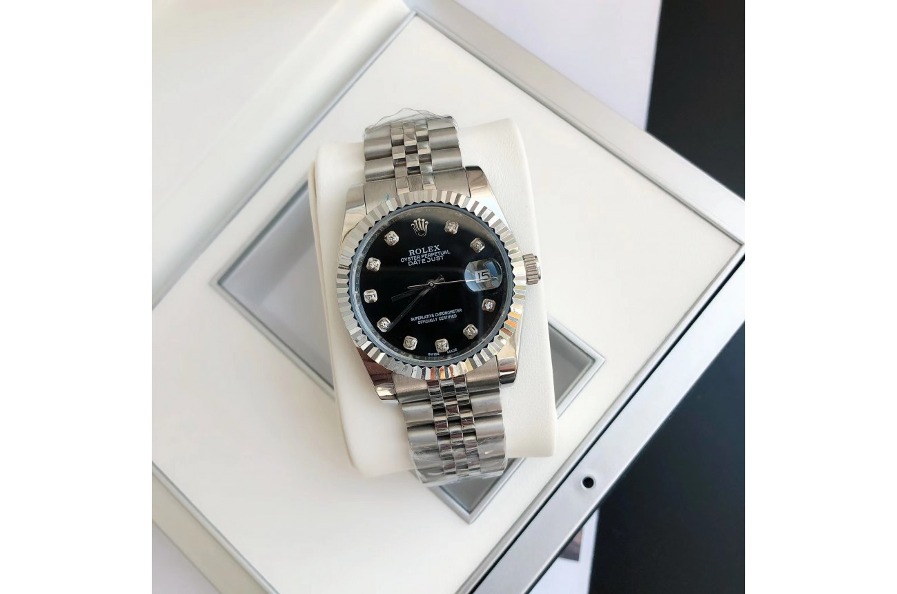 Rolex Datejust 36/28mm SS/SS Jub Black/Dial $599.00