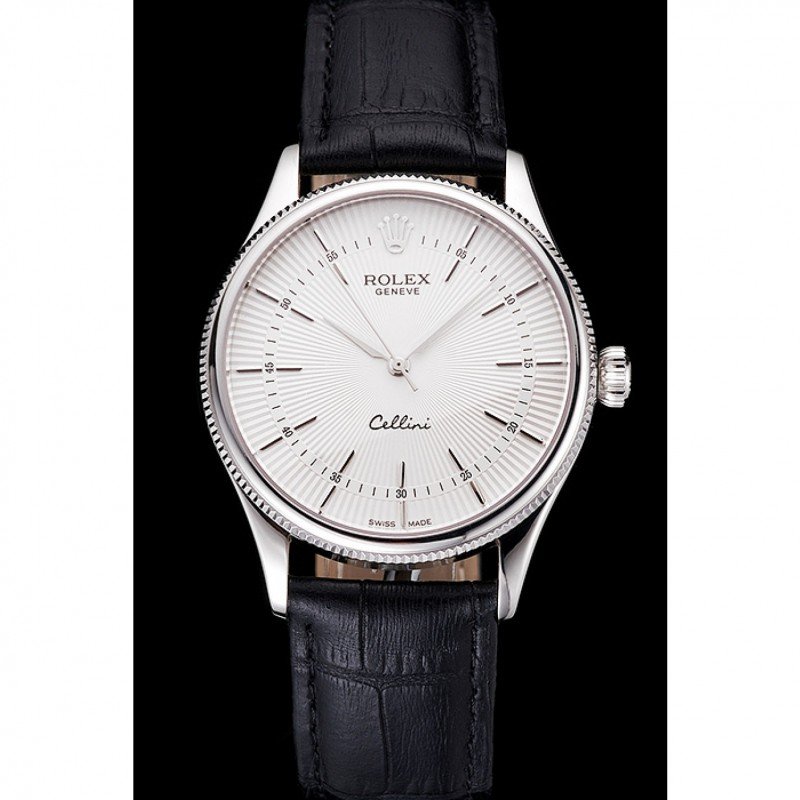 Superclone Rolex Cellini 38mm White Dial REP016805 $999.00