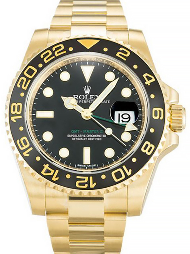 Rolex GMT-Master II 40mm Black Dial 116718 $339.00