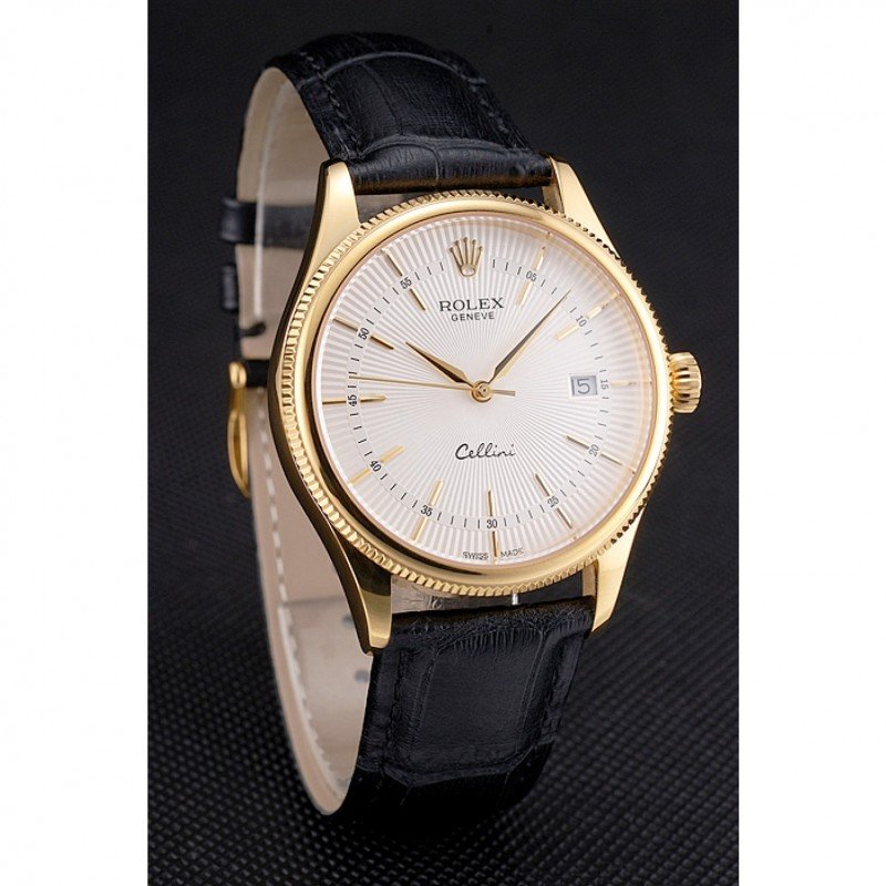 Superclone Rolex Cellini 38mm White Dial REP016791 $999.00