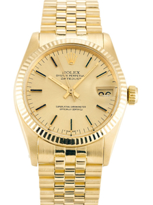 Rolex Datejust Mid-Size 30mm Champagne Dial 6827 $399.00