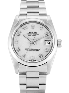 Rolex Datejust Mid-Size 30mm Ivory Jubilee Dial 68240 $399.00