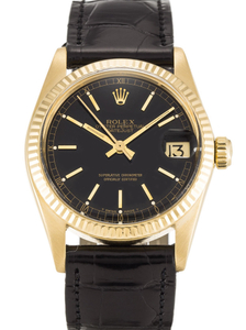 Rolex Datejust Mid-Size 31mm Black Dial 6827 $399.00