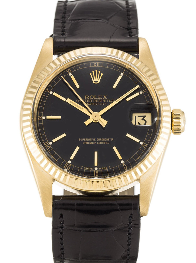 Rolex Datejust Mid-Size 31mm Black Dial 6827 $399.00