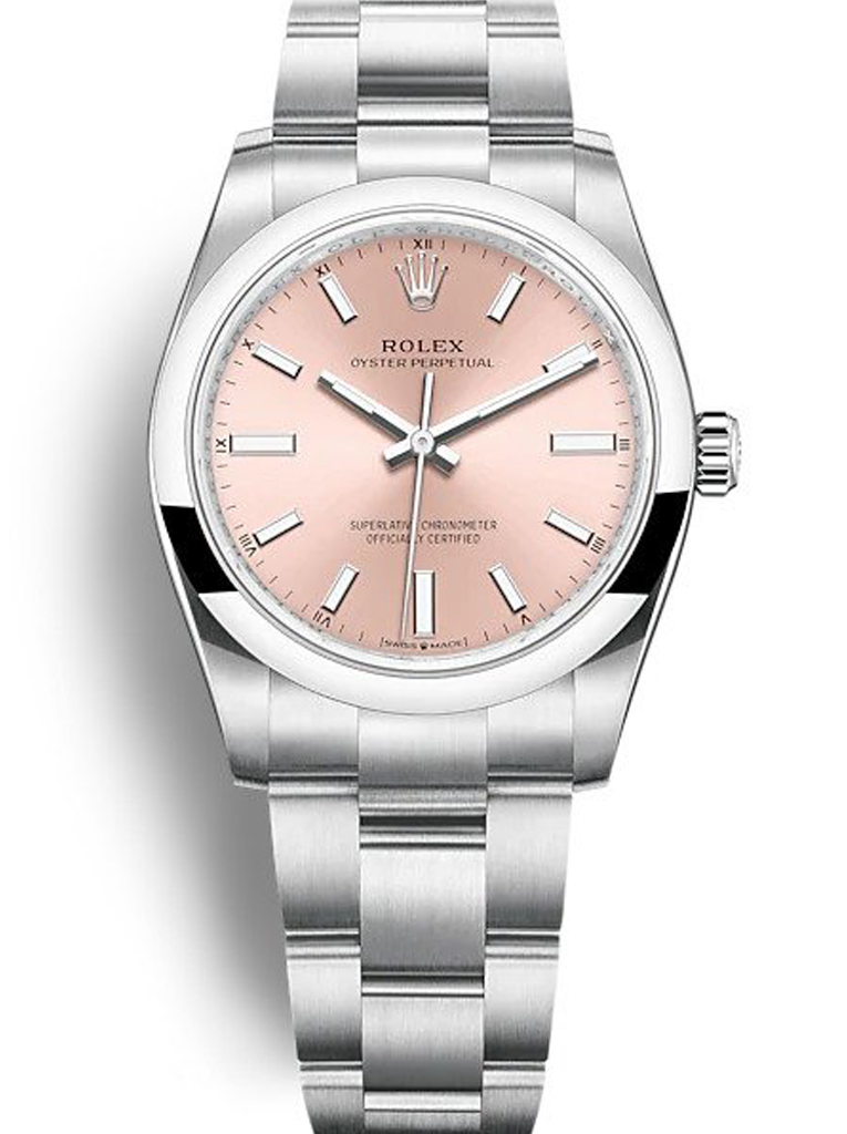 Rolex Oyster Perpetual Lady 34mm Pink Dial 124200 $399.00