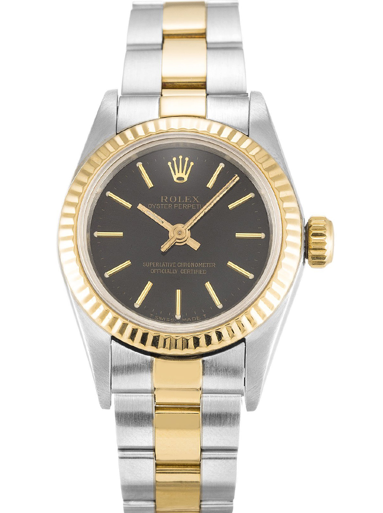 Rolex Oyster Perpetual Lady 24mm Black Dial 67193 $399.00