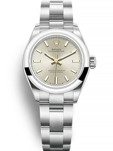 Rolex Oyster Perpetual Lady 28mm Silver Dial 276200 $399.00
